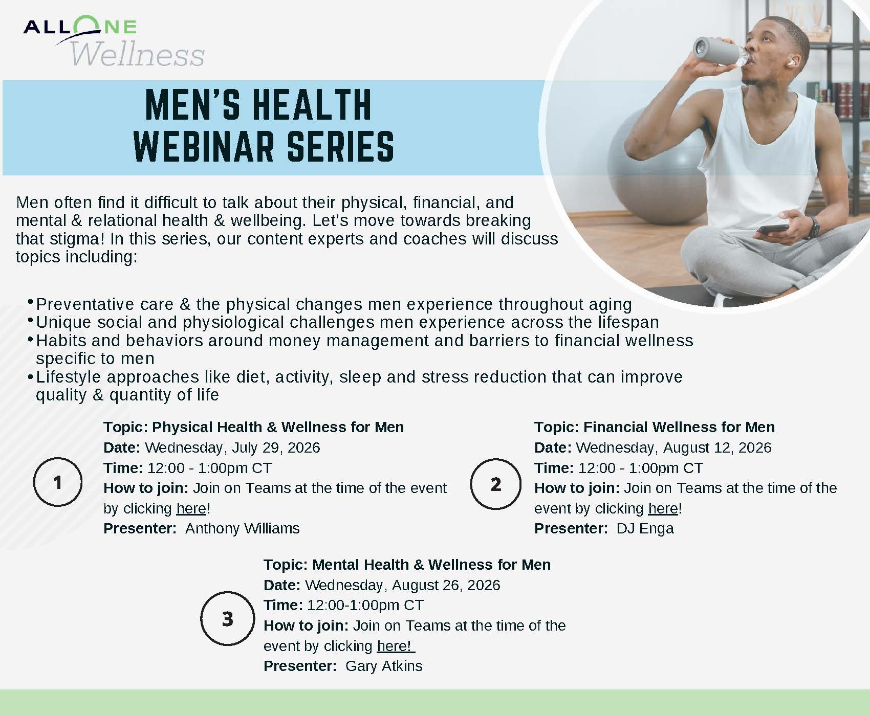 Men's Health Webinar Series