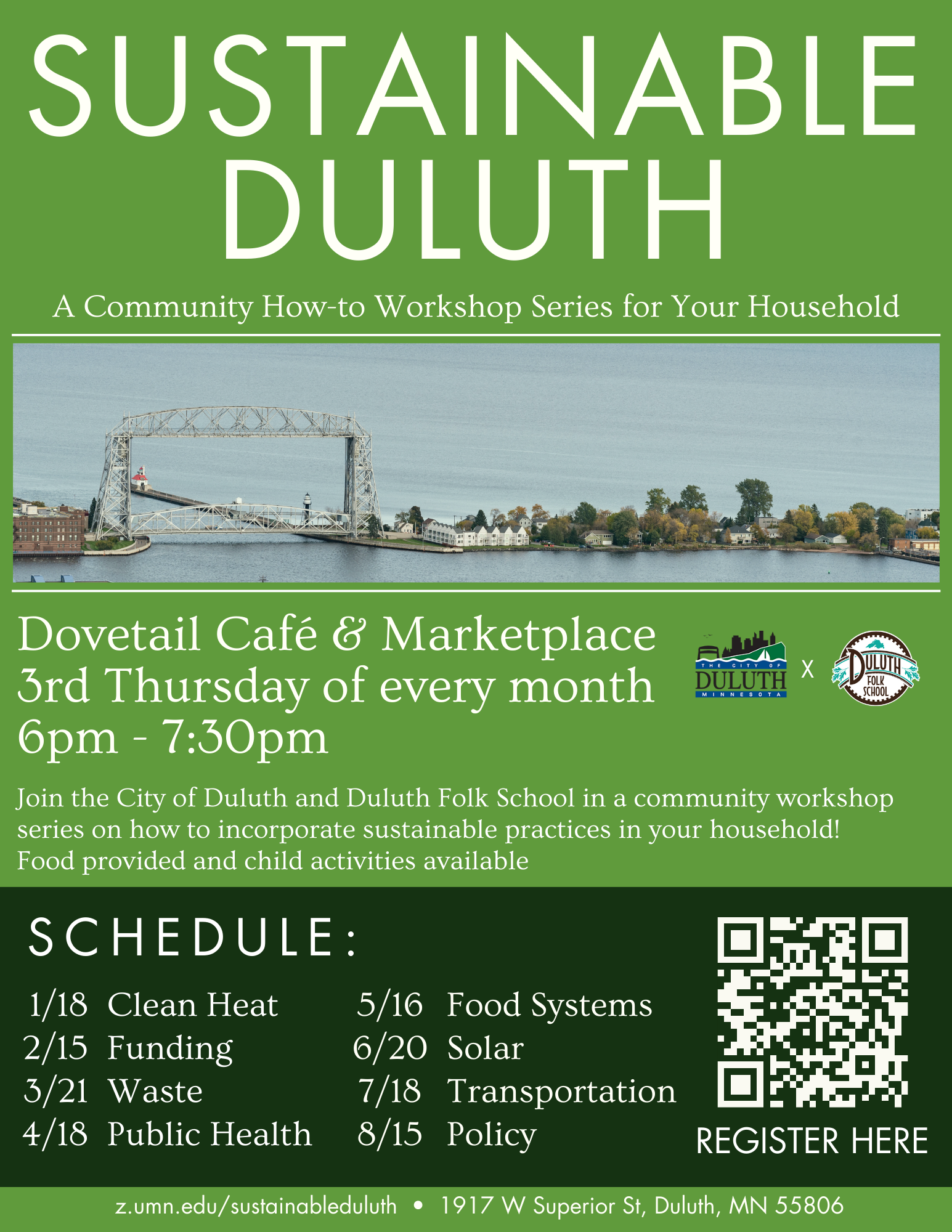 Sustainable Duluth Clean Heat Poster