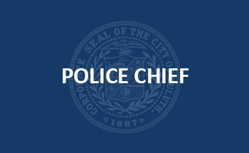 Now accepting Police Chief applications!