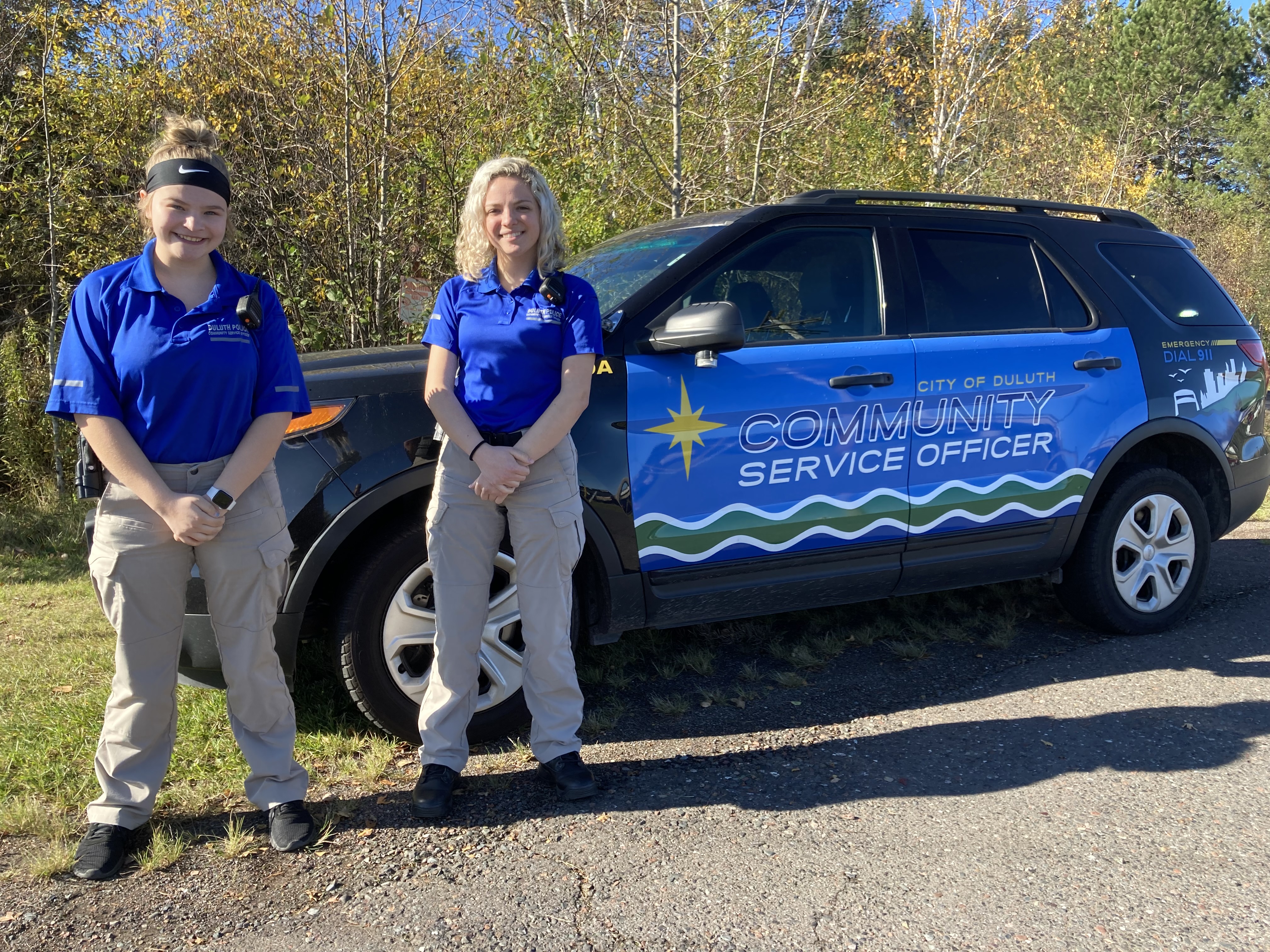 Community Service Officers Katie Latourelle and Paulina Johansen assist the Duluth Police Department with a variety of tasks.