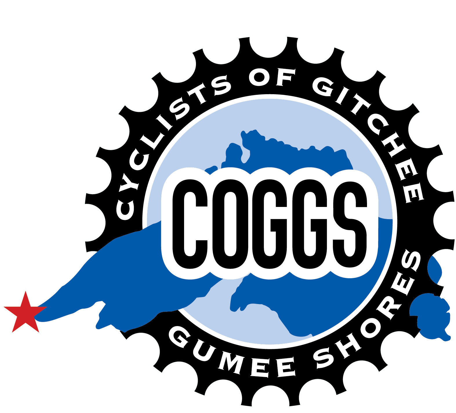 Cyclists of Gitchee Gumee Shores Logo