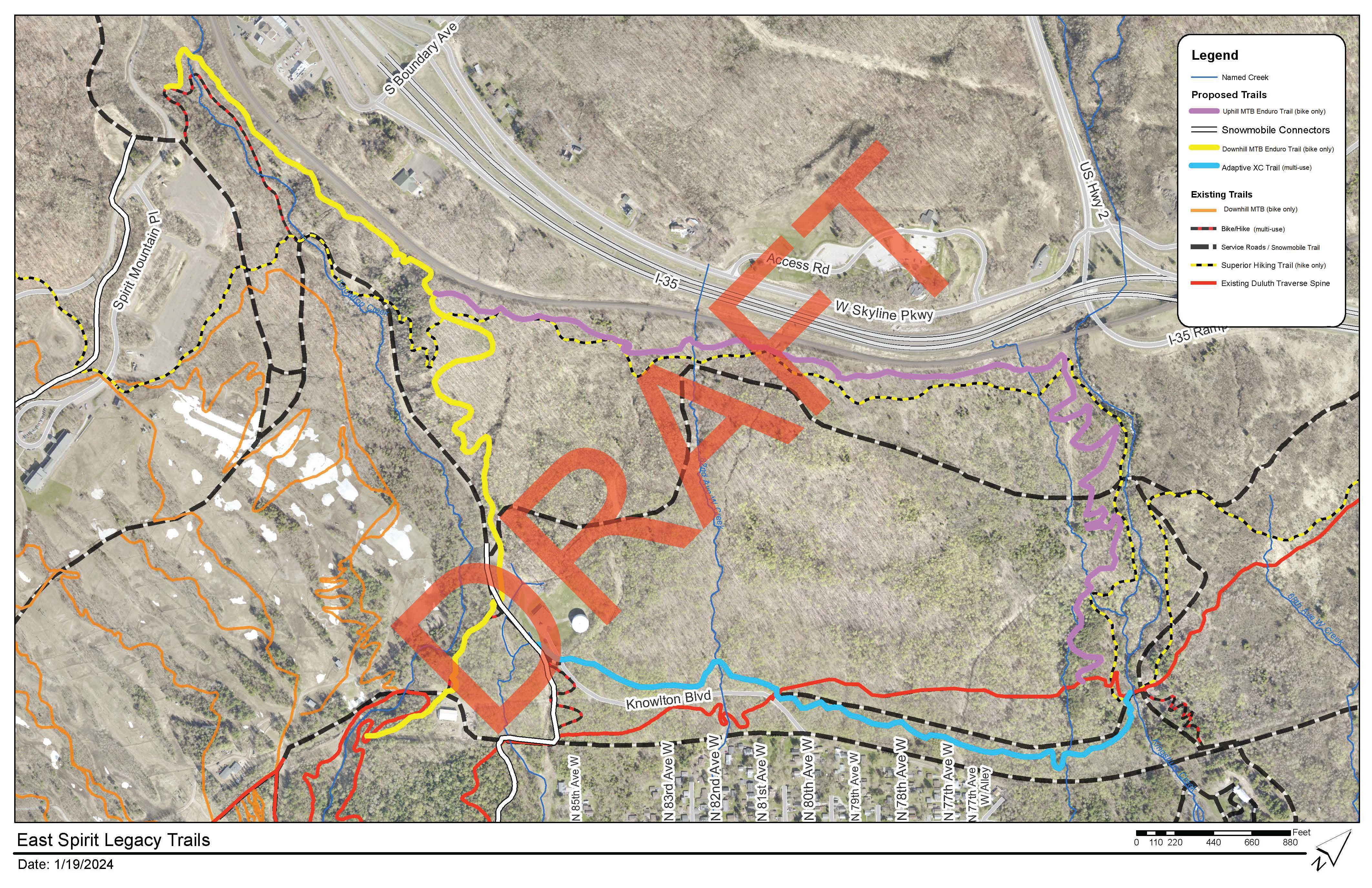 East Spirit Mtn Legacy Trails