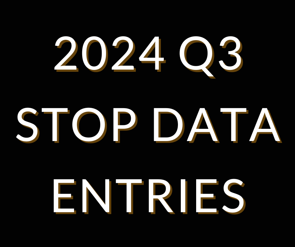 2024 Q3 Stop Data Entries