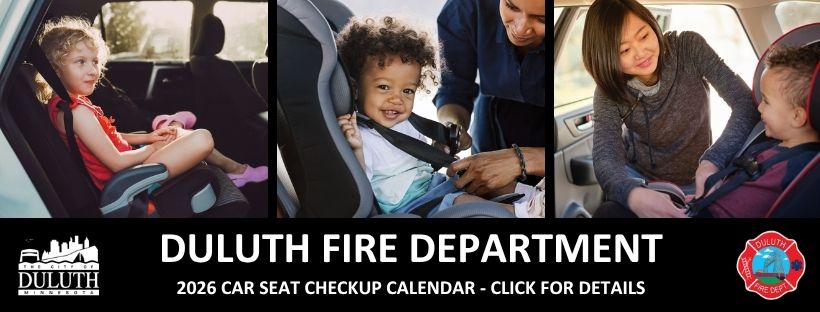 Duluth Fire Department 2026 Car Seat Event Calendar - Click to Access