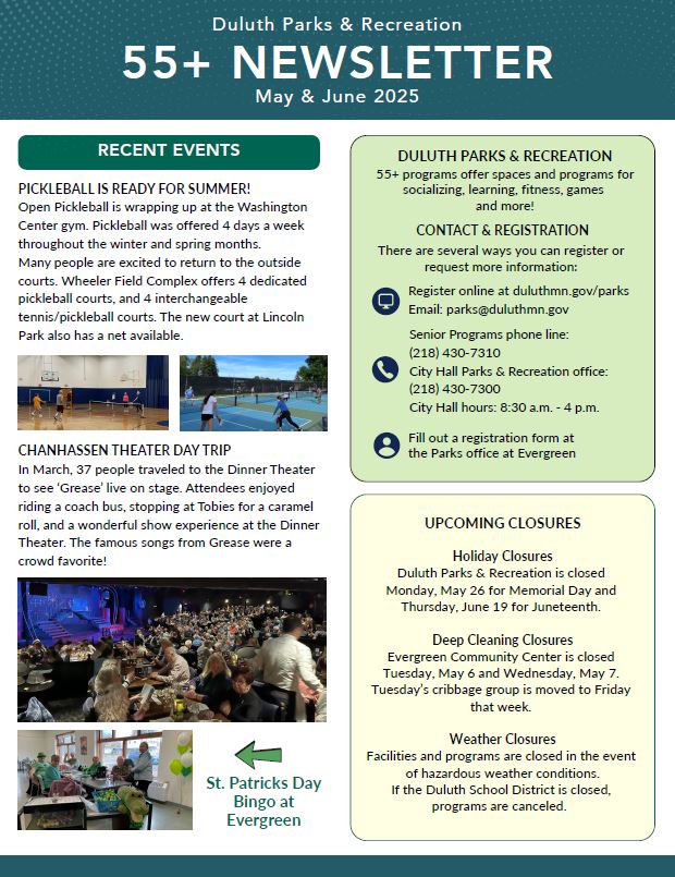 55+ Newsletter