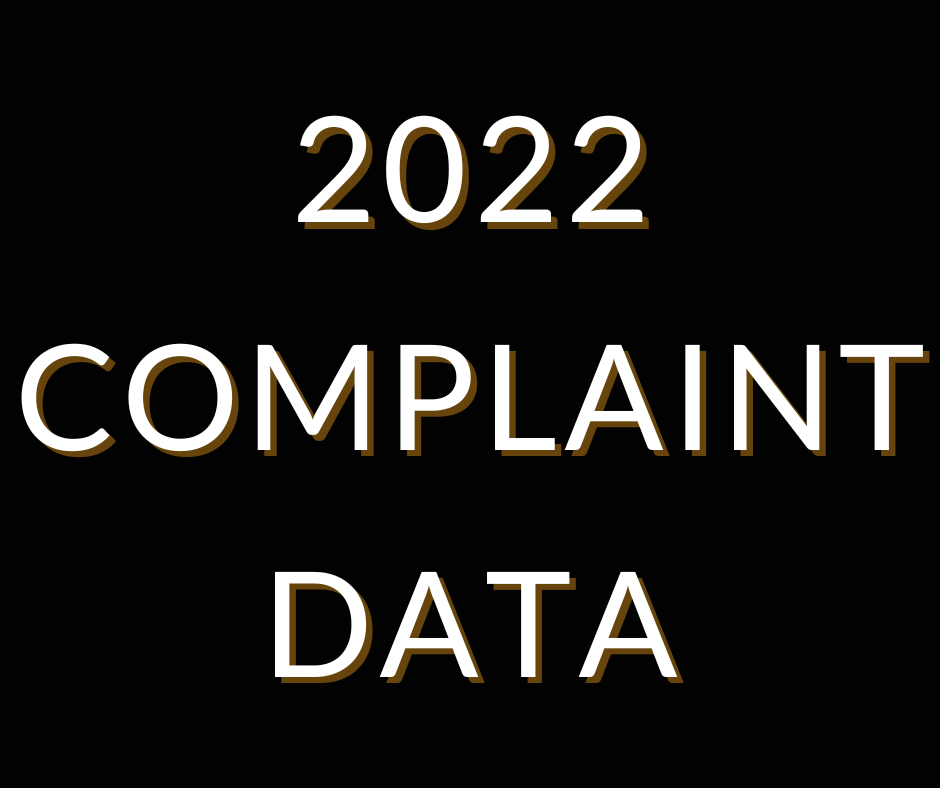 2022 Complaint Data