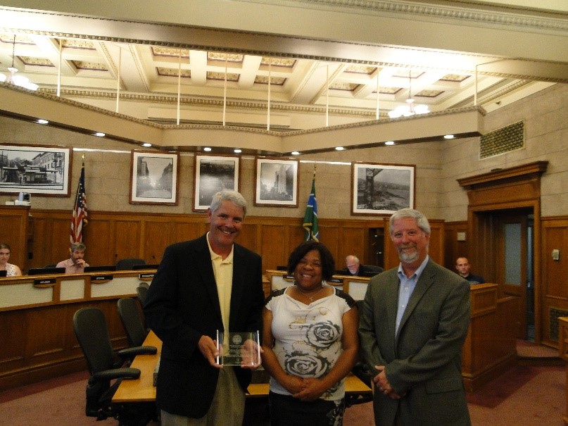 Dean Minardi (LSS) Janet Kennedy (Planning Commission) Kieth Hamre (Director of Planning and Construction Services) 