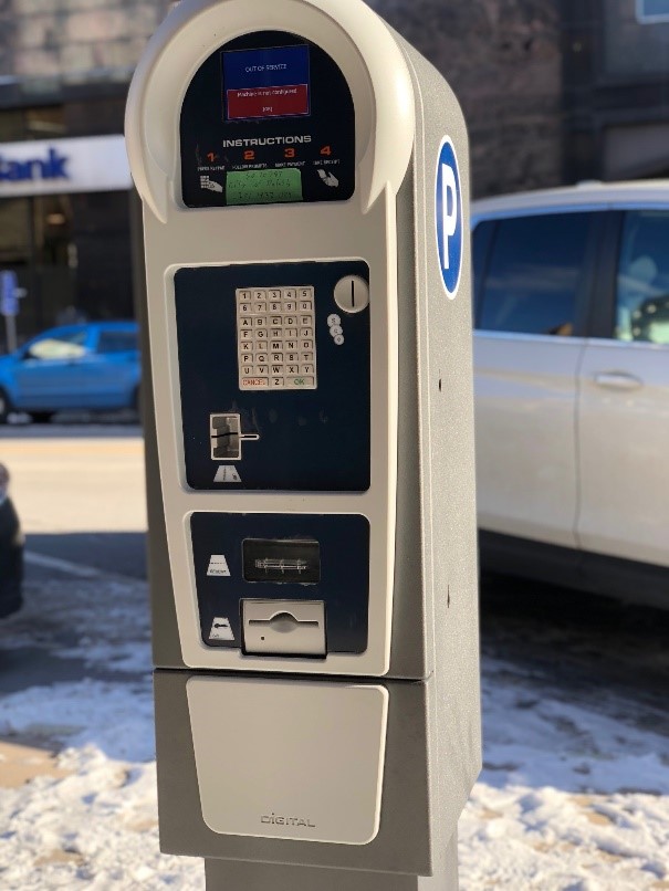 new "Pay by Plate" parking payment machines