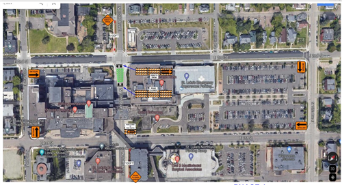 Tenth Ave E Detour Map