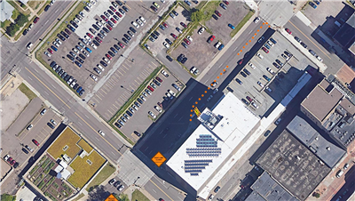 Second Street obstruction 