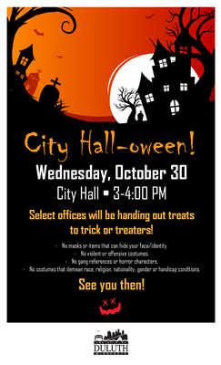 Poster City Hall-oween