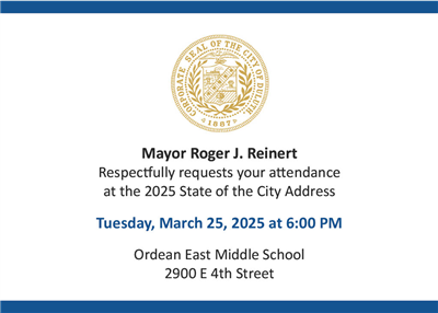 2025 State of the City Address Invite