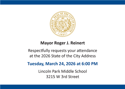 2026 State of the City address invitation