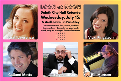 LOON at Noon show poster