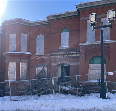 Street-level areas to be demolished