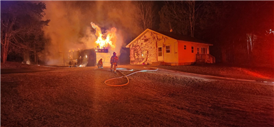 Structure fire 4329 Decker Road