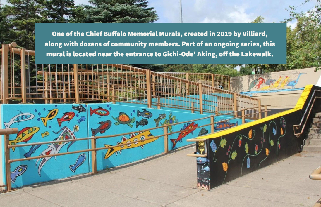 One of Villiard's recent public murals