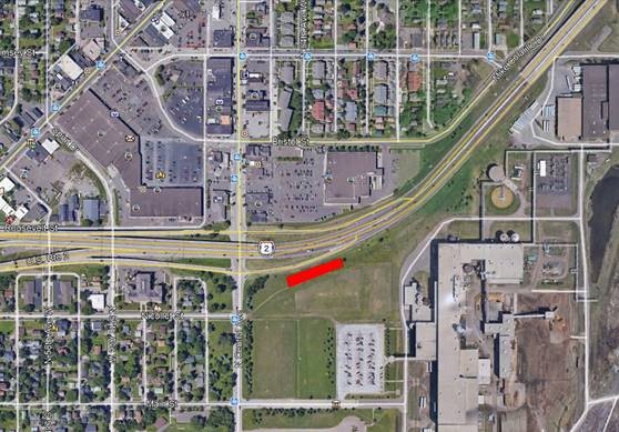 Portion of closed trail