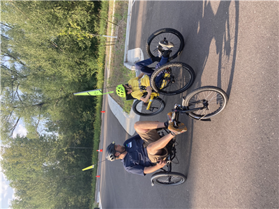 Adaptive bike lesson